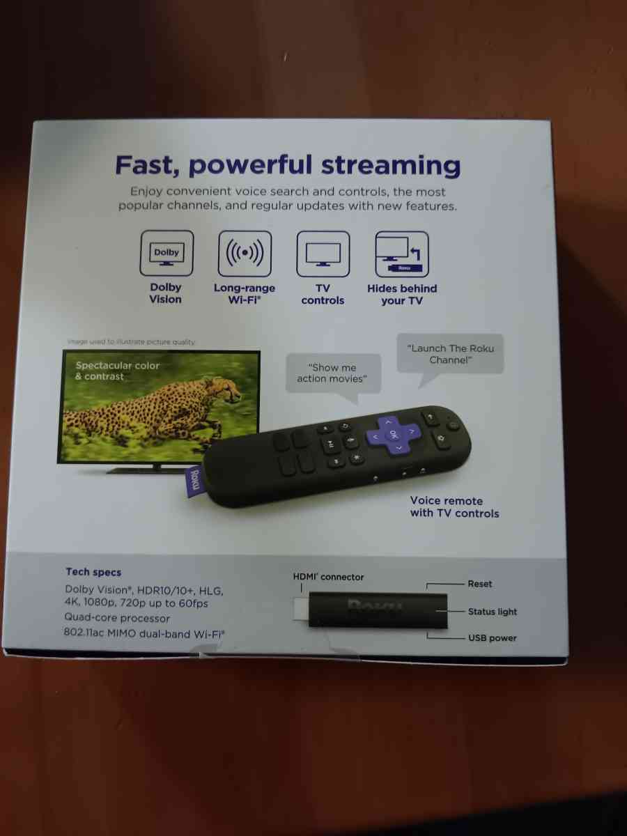 roku stick Streaming 4k