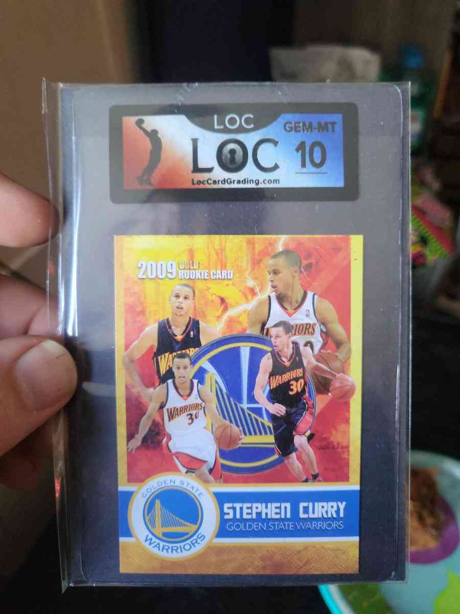 2009 gold rookie card Stephen curry