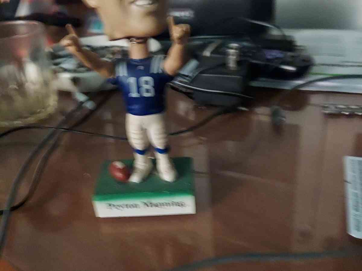Peyton manning bobble heads