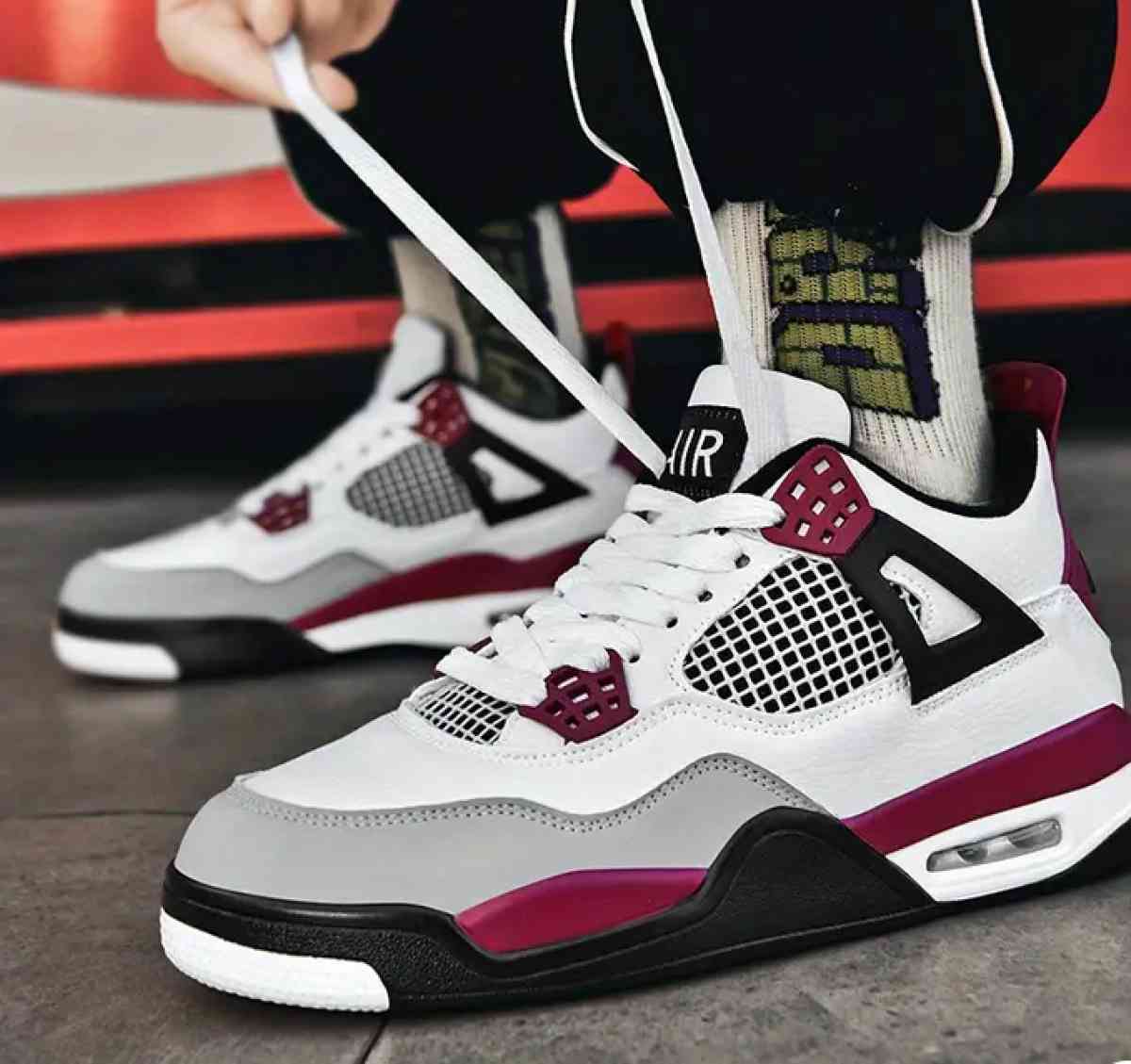 Unisex Retro MJS 4 Air Iconic Classic Seneakers