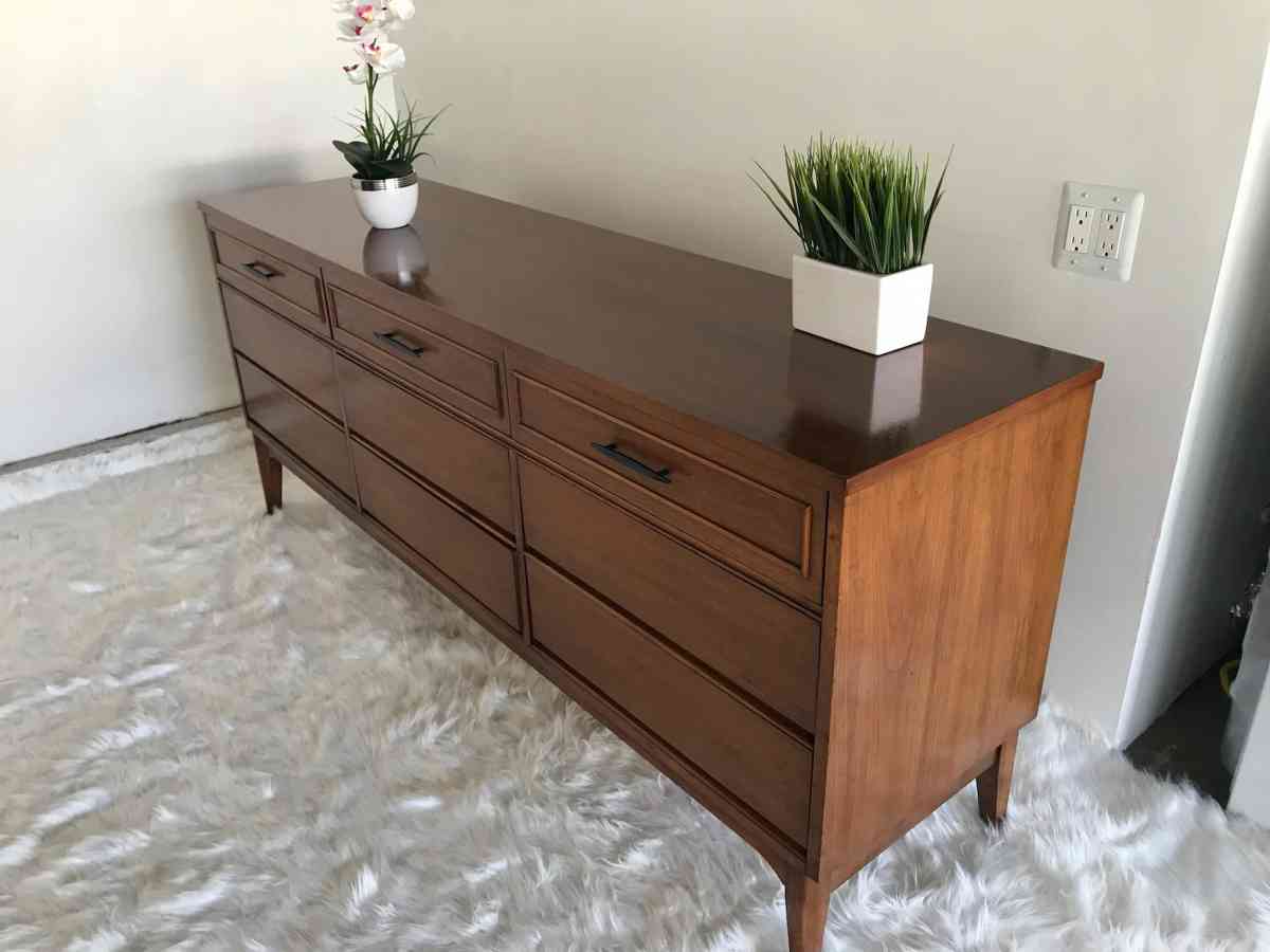 mid century long dresser