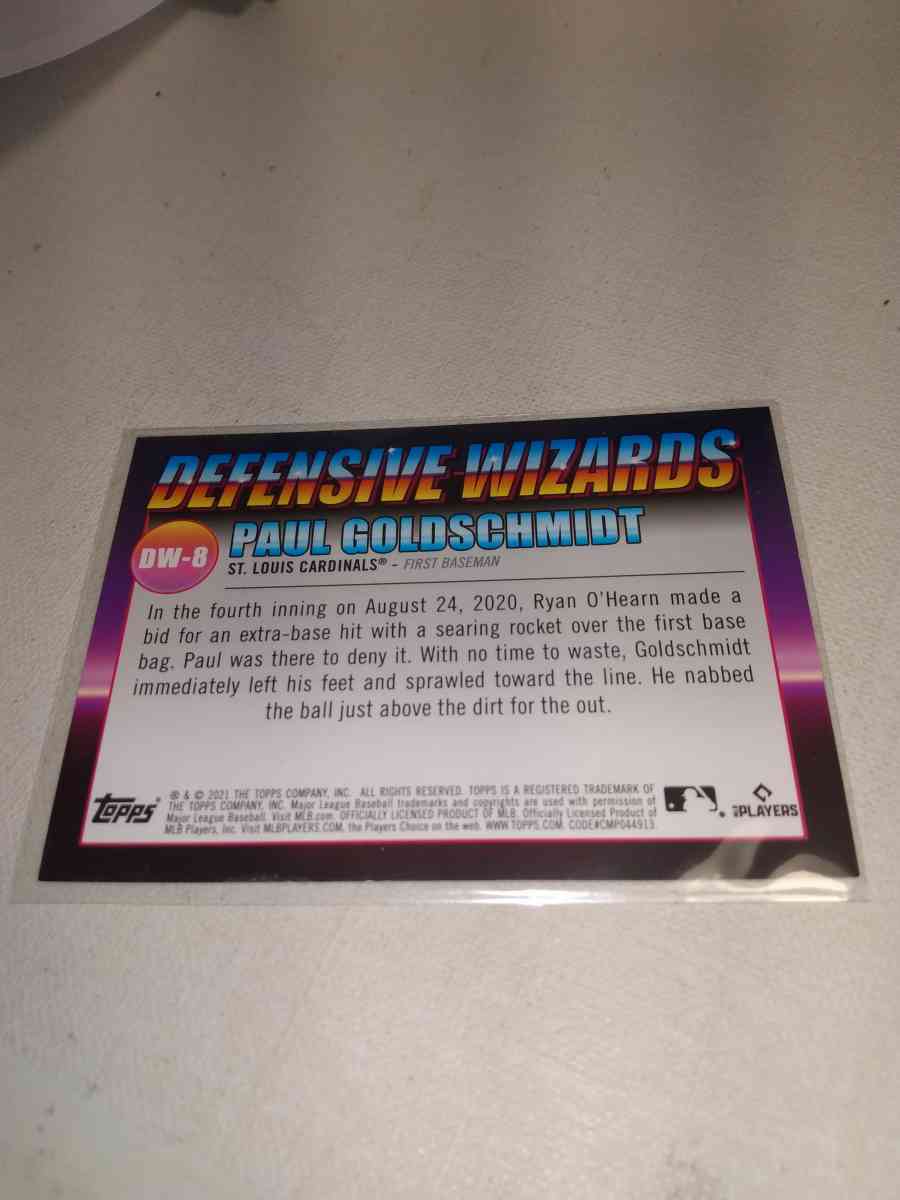 2021 Topps Big League Paul Goldschmidt