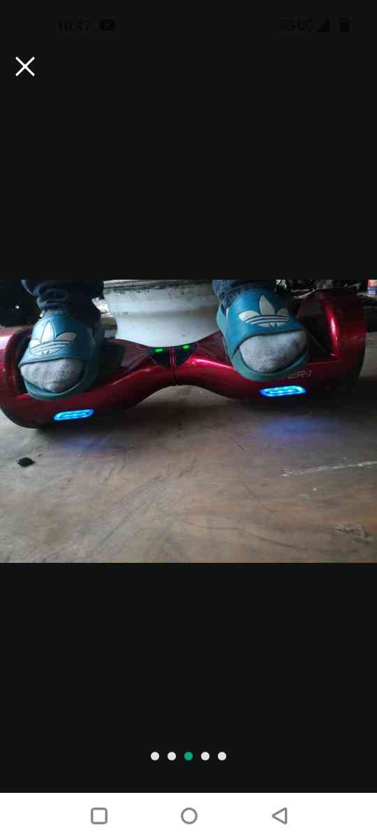 red   hover boards blue