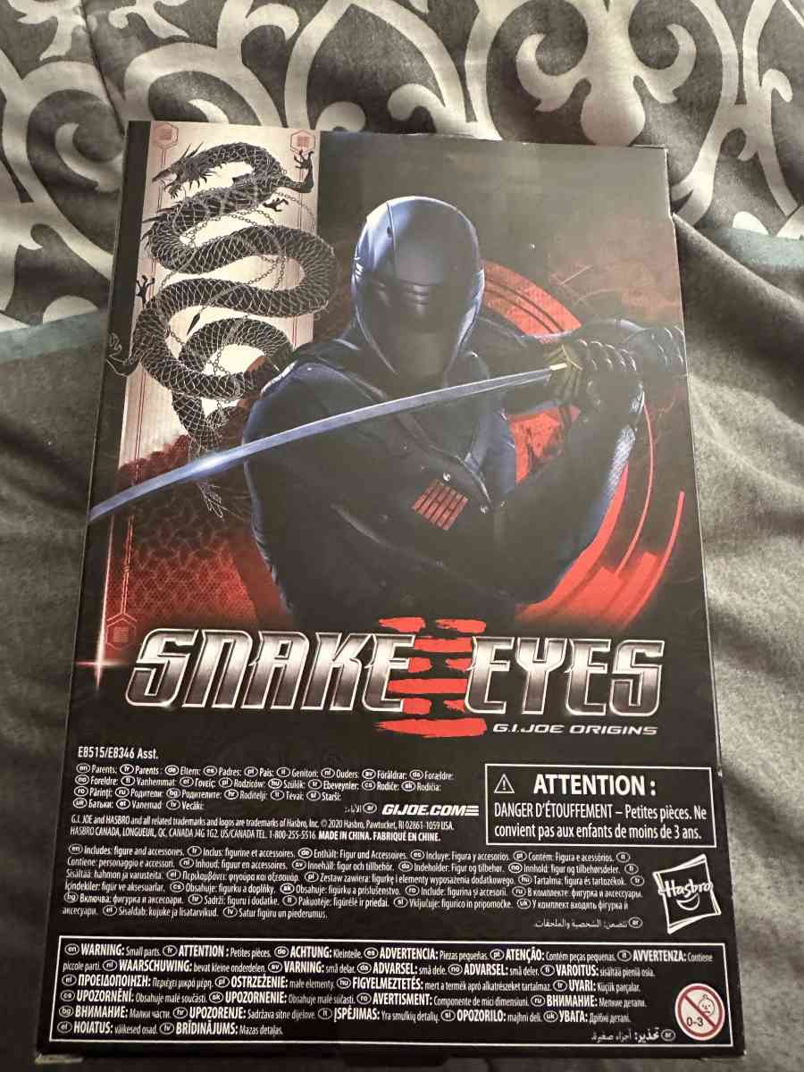 GI joe snake eyes collection