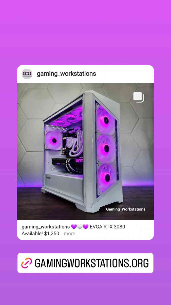 Gaming PC RTX 3080 10GB AMD Ryzen 5 5600X 32GB 3600MHz