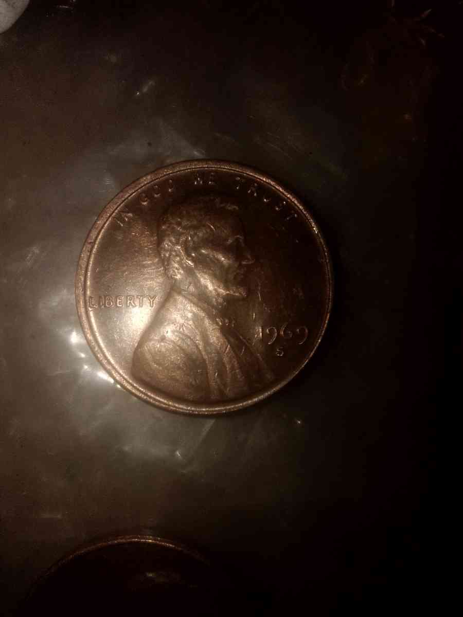 1969 S mint reverse doubling errors every where