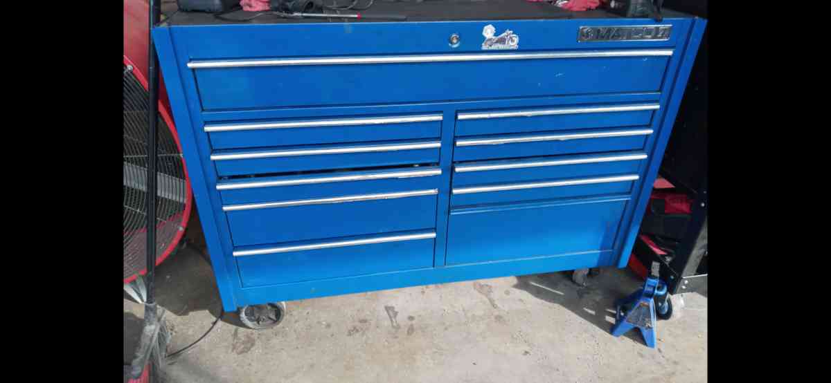 matco double bay tool box
