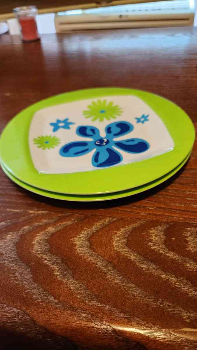 set Of flower plates