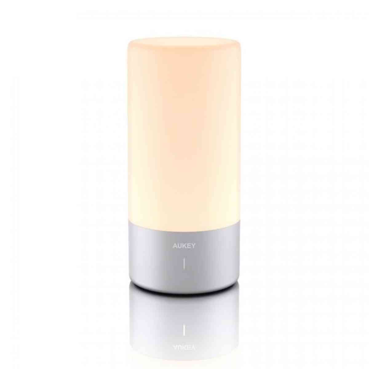 Table Lamp Touch Sensor Bedside Lamp with Color Changing RGB