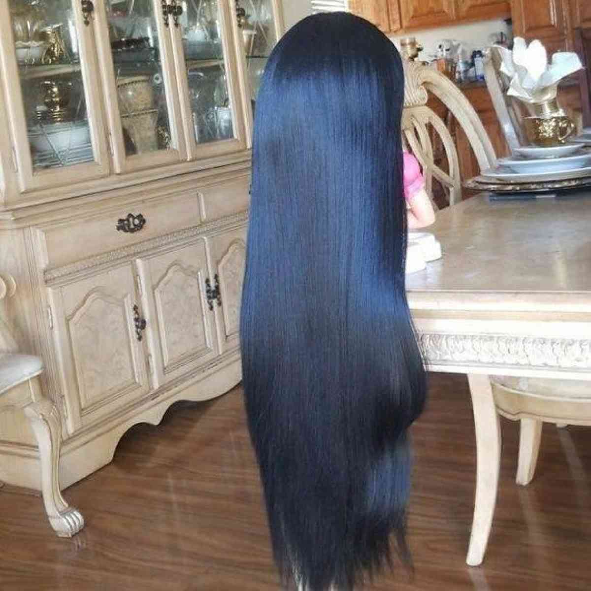 Black Yaki Lace Front Wig