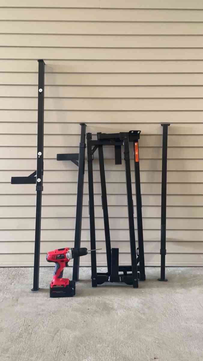 bed parts and power drill