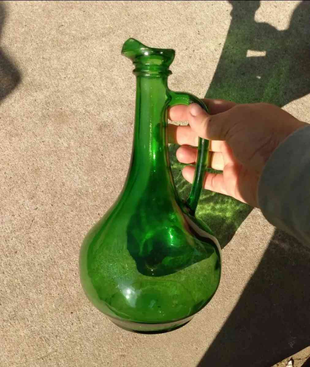 Mid century  venetian glass carafe Jug decanter
