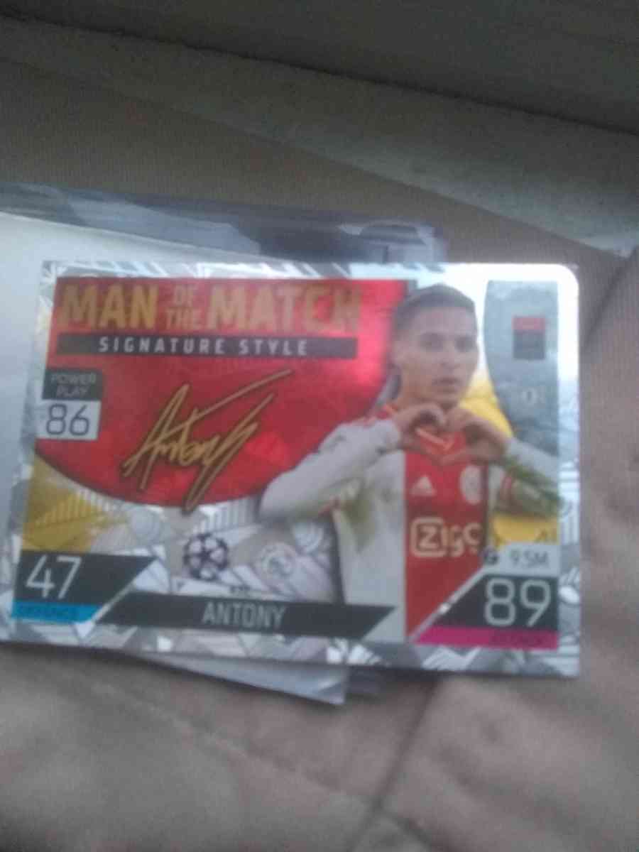 Anthony soccer card
