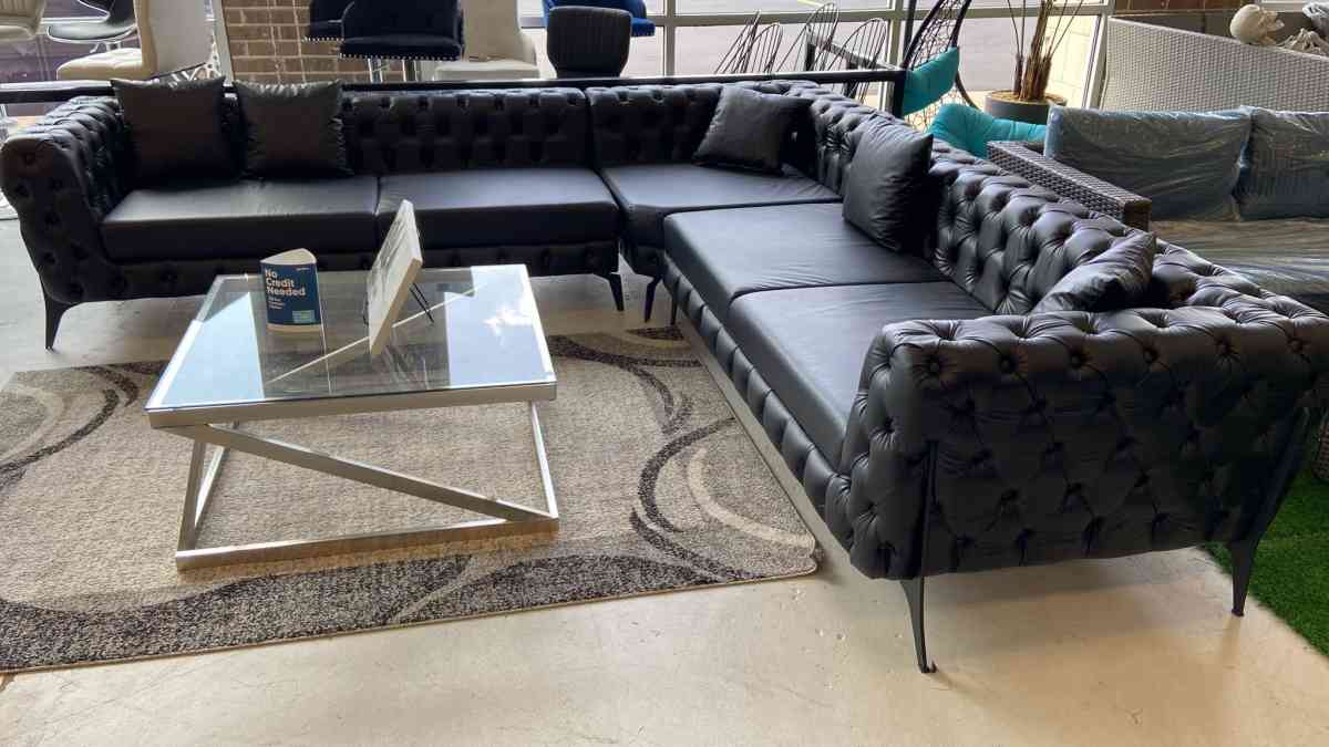 SPECIAL PRICE ONLY ON THIS MONTH pandora blck  sectional sla