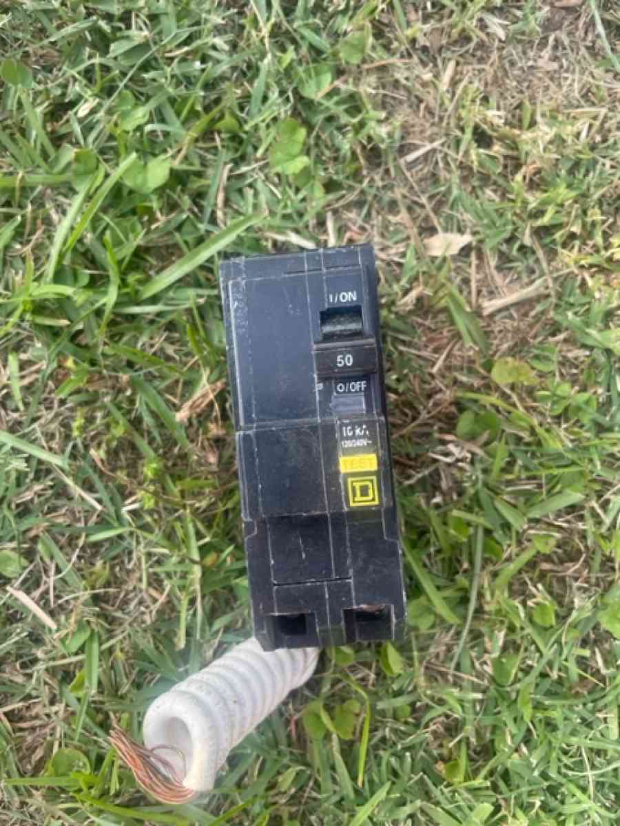 square d 50 amp 240volt qo gfi breaker