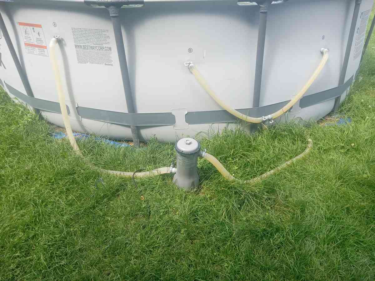 bestway swimming pool with pump