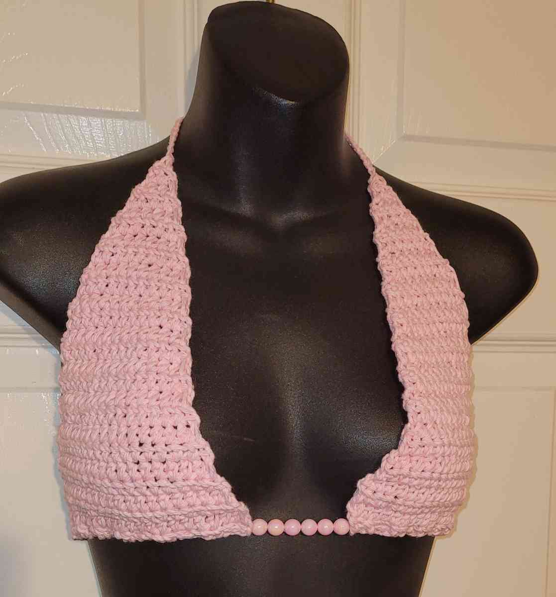 Crochet Halter Tops and Bucket Hats Will ship as well