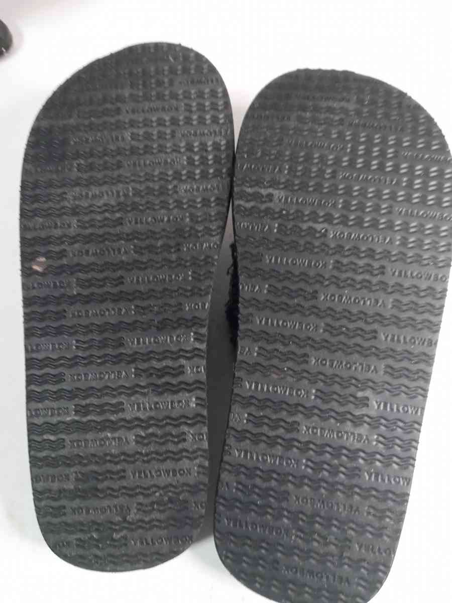 Yellow Box Flip Flops