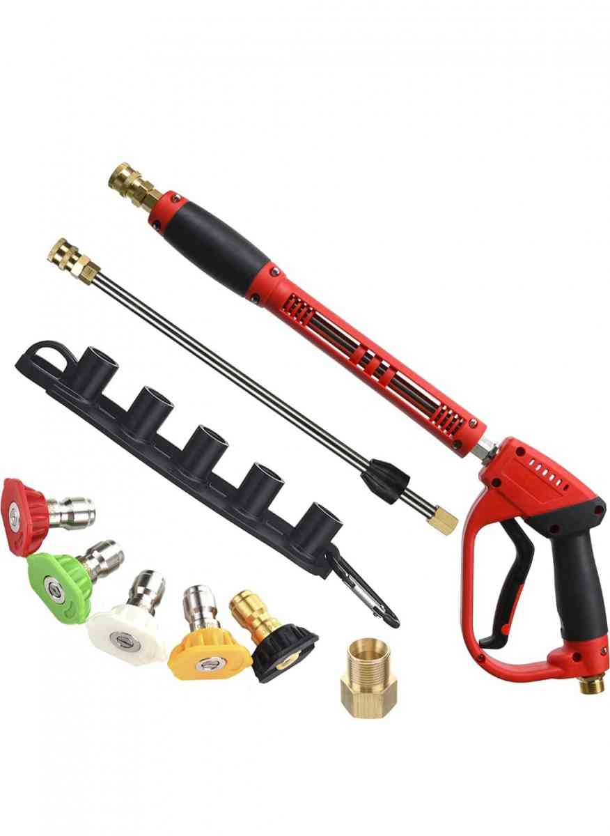 pressure washer and hose