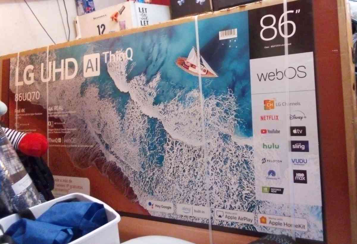 LG 86 SMART TV EXTRA THIN WITH AI AND BUILT IN ALEXA