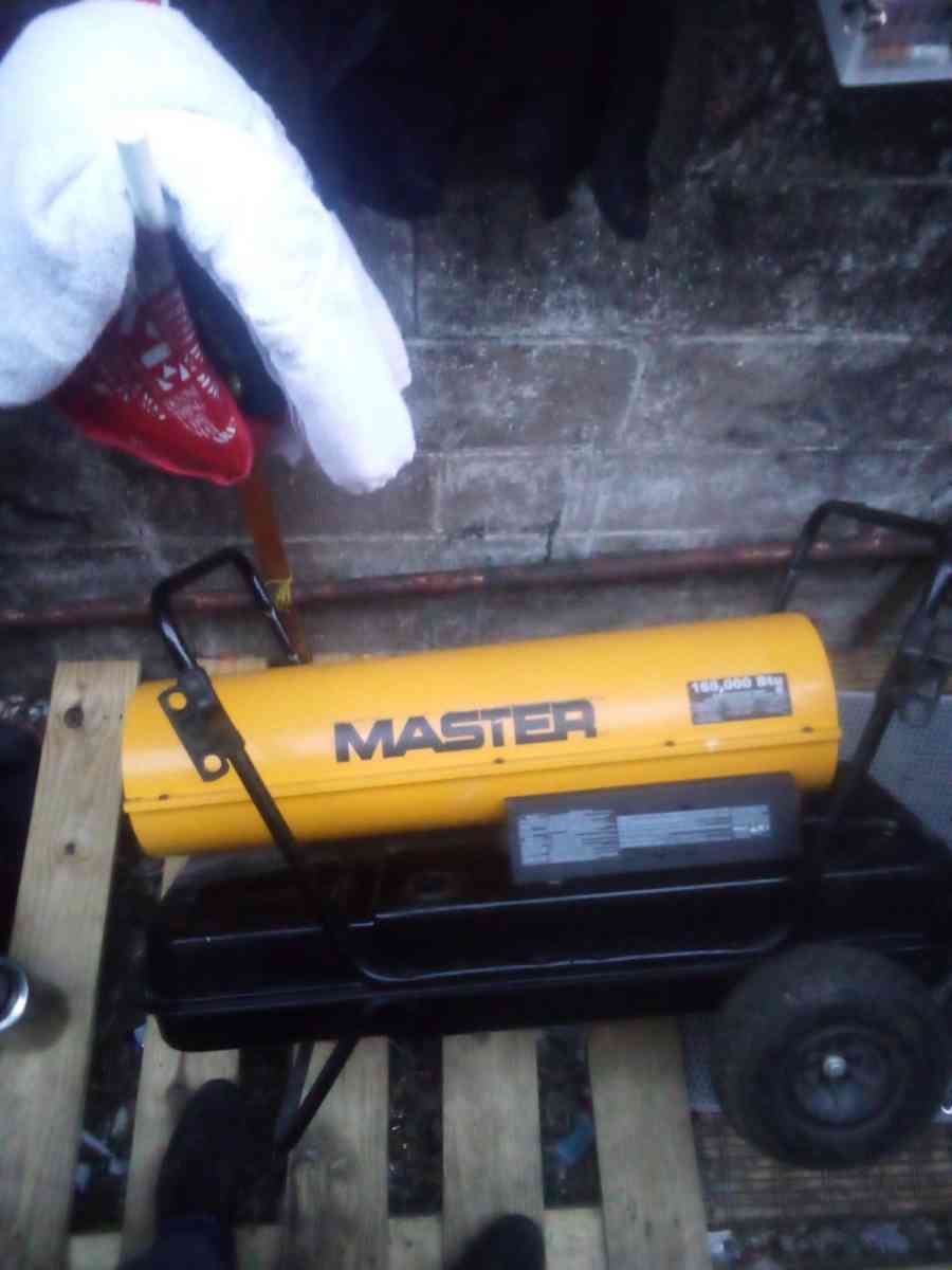 master kerosene forced air heater