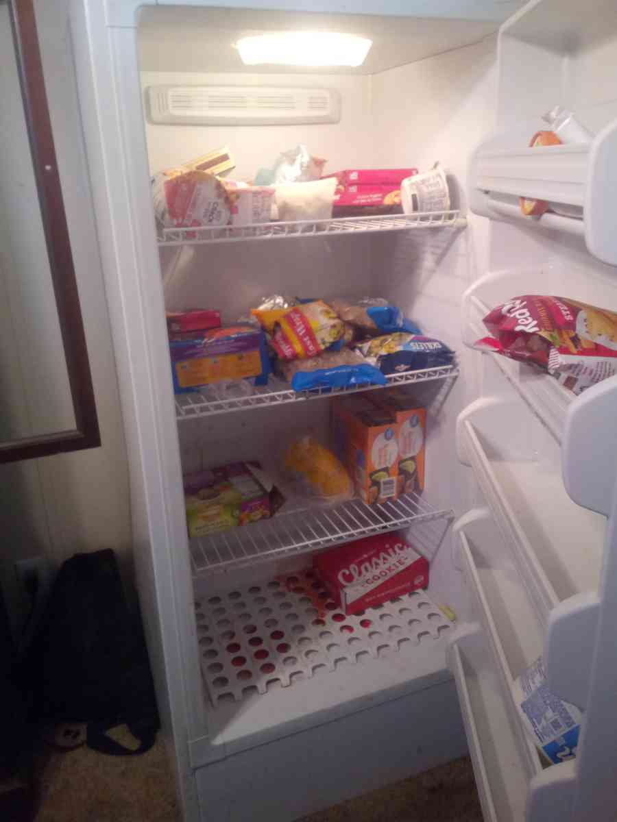 4 foot upright freezer white works great