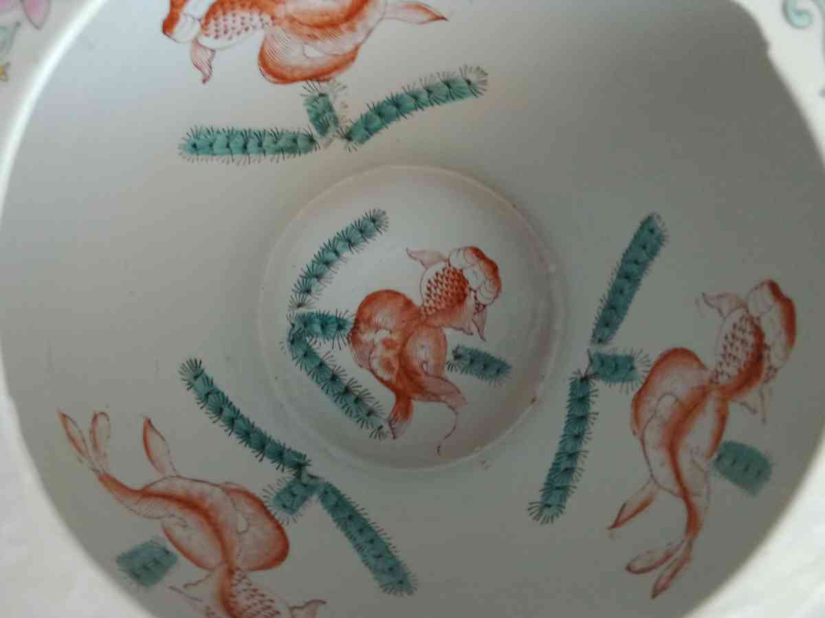 Vintage Mid 20th Century Chinese Porcelain Planter