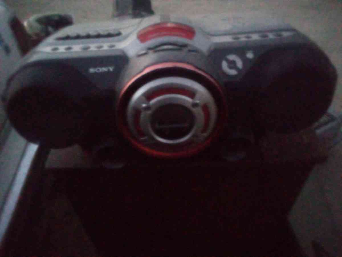 CD and DVD player and a radio