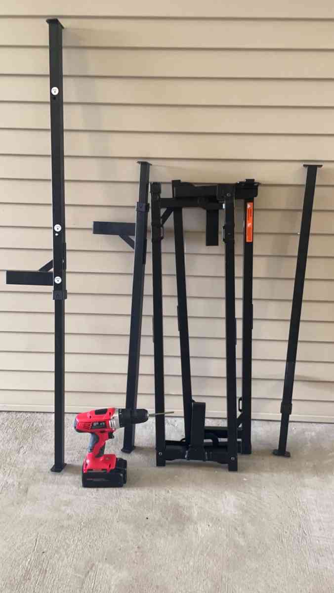 bed parts and power drill