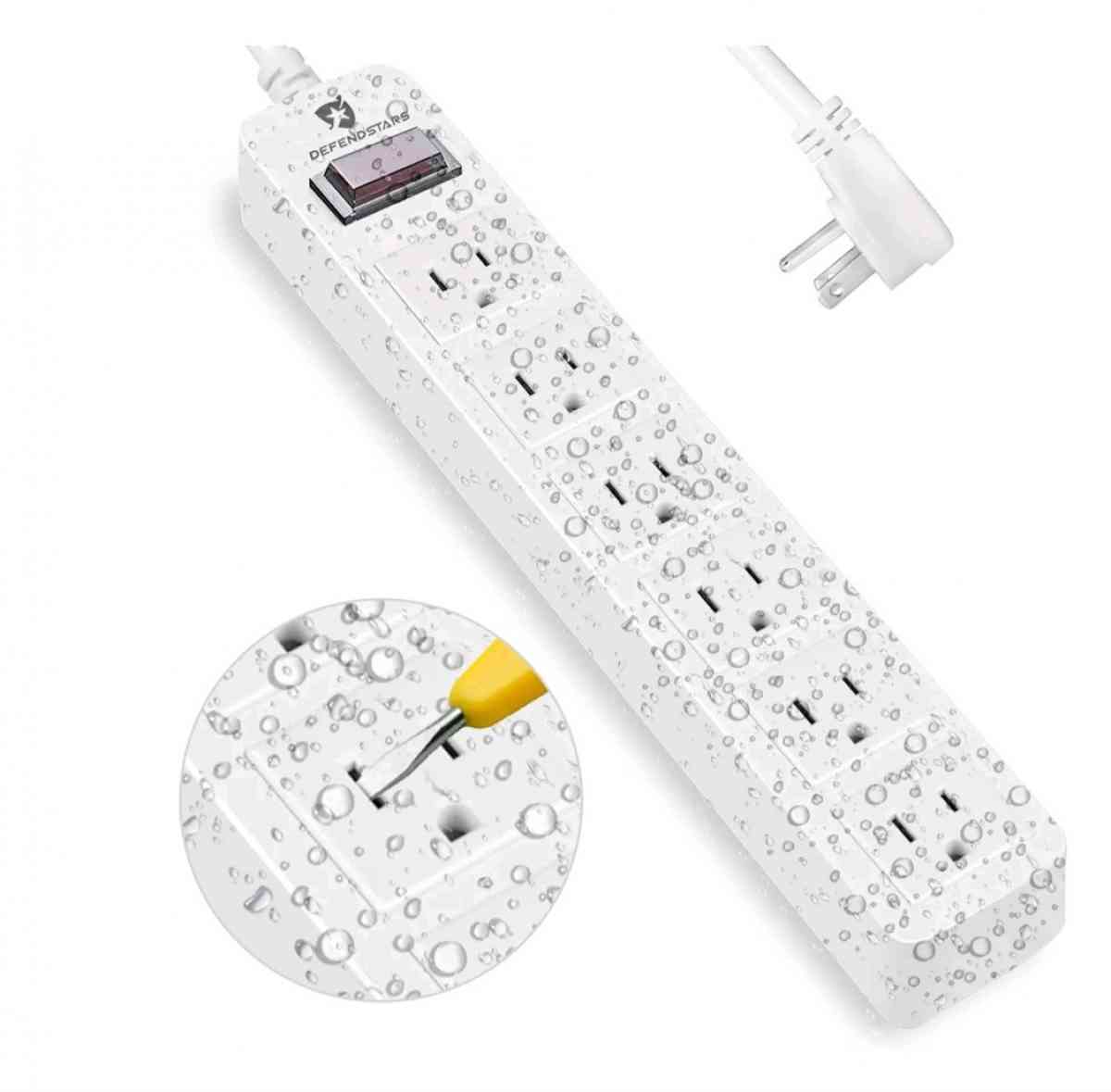Defendstars 6 Outlets Extention Cord