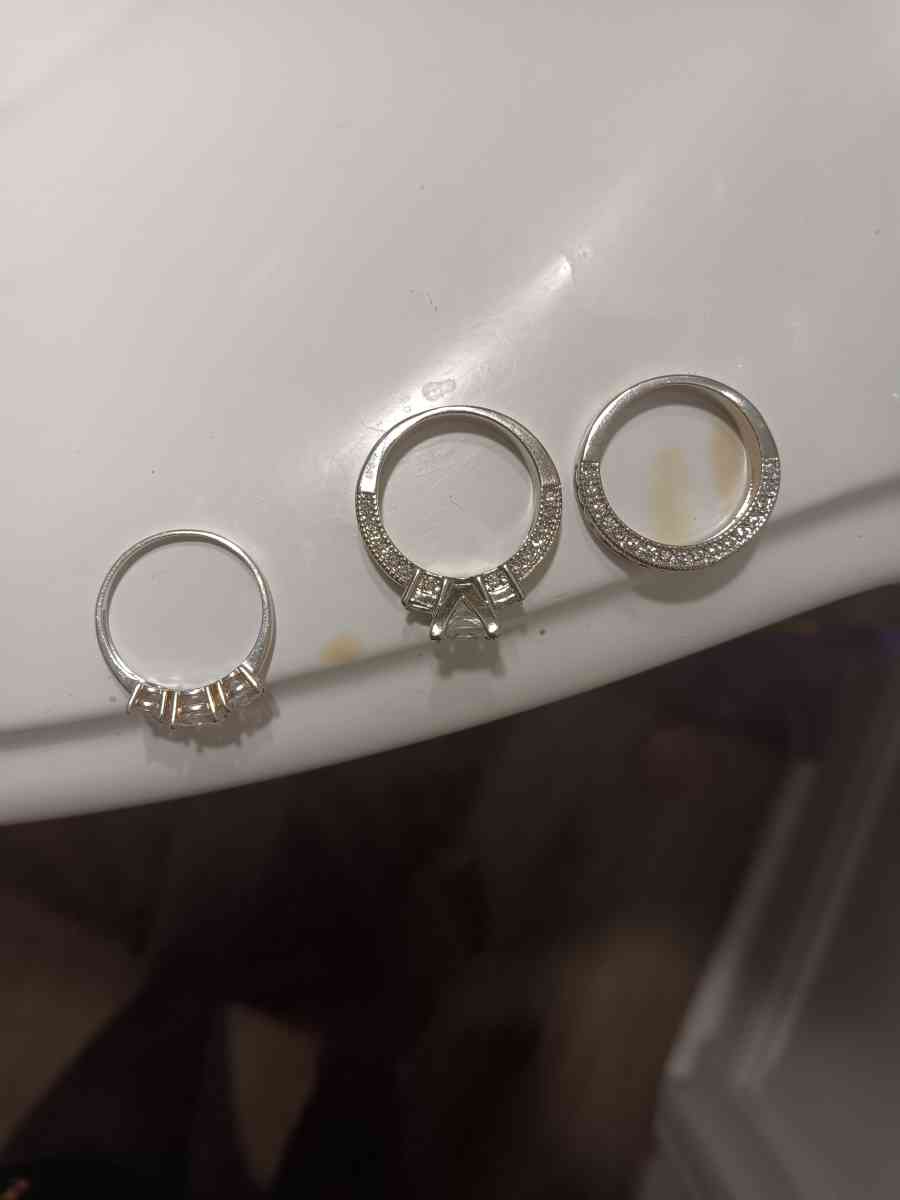 10k white gold rings