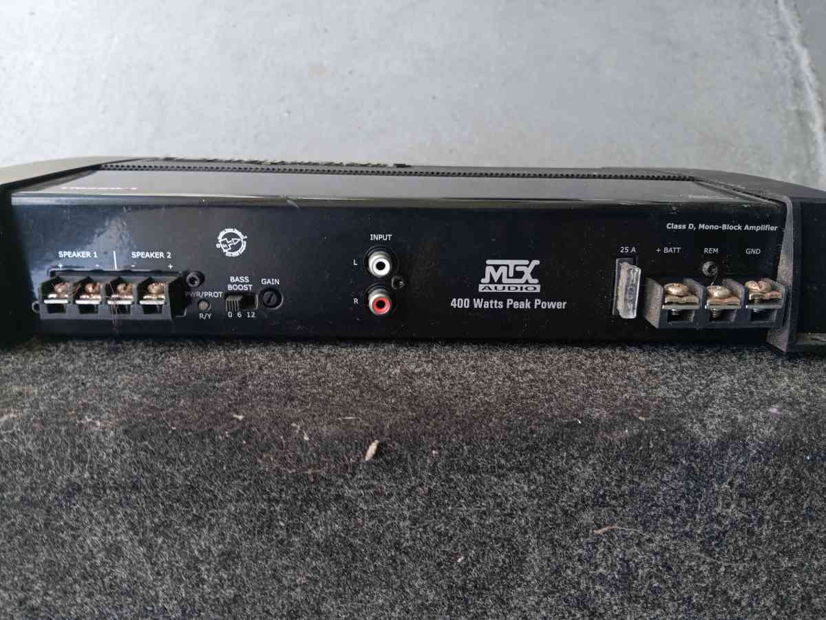 Terminator Amp and speakers