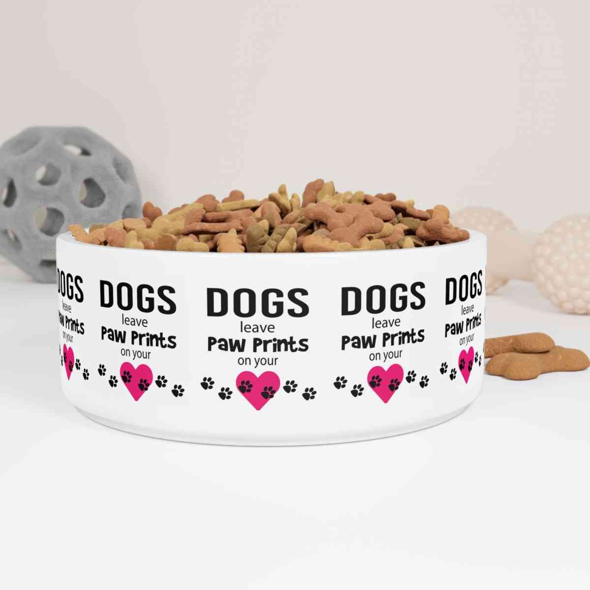 Customized dog bowl