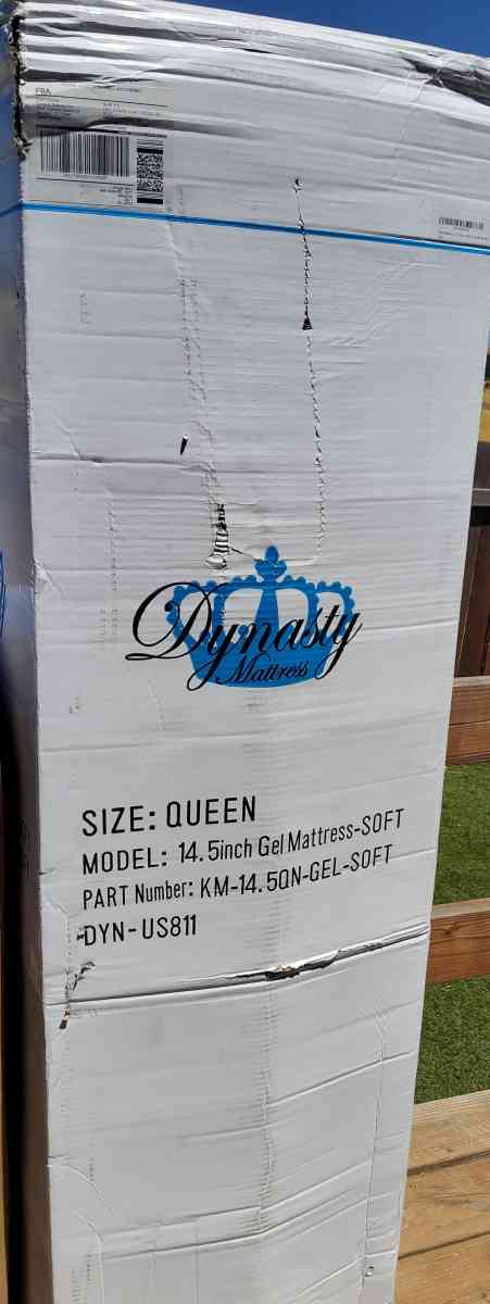 Dynasty Queen 145in gel mattress