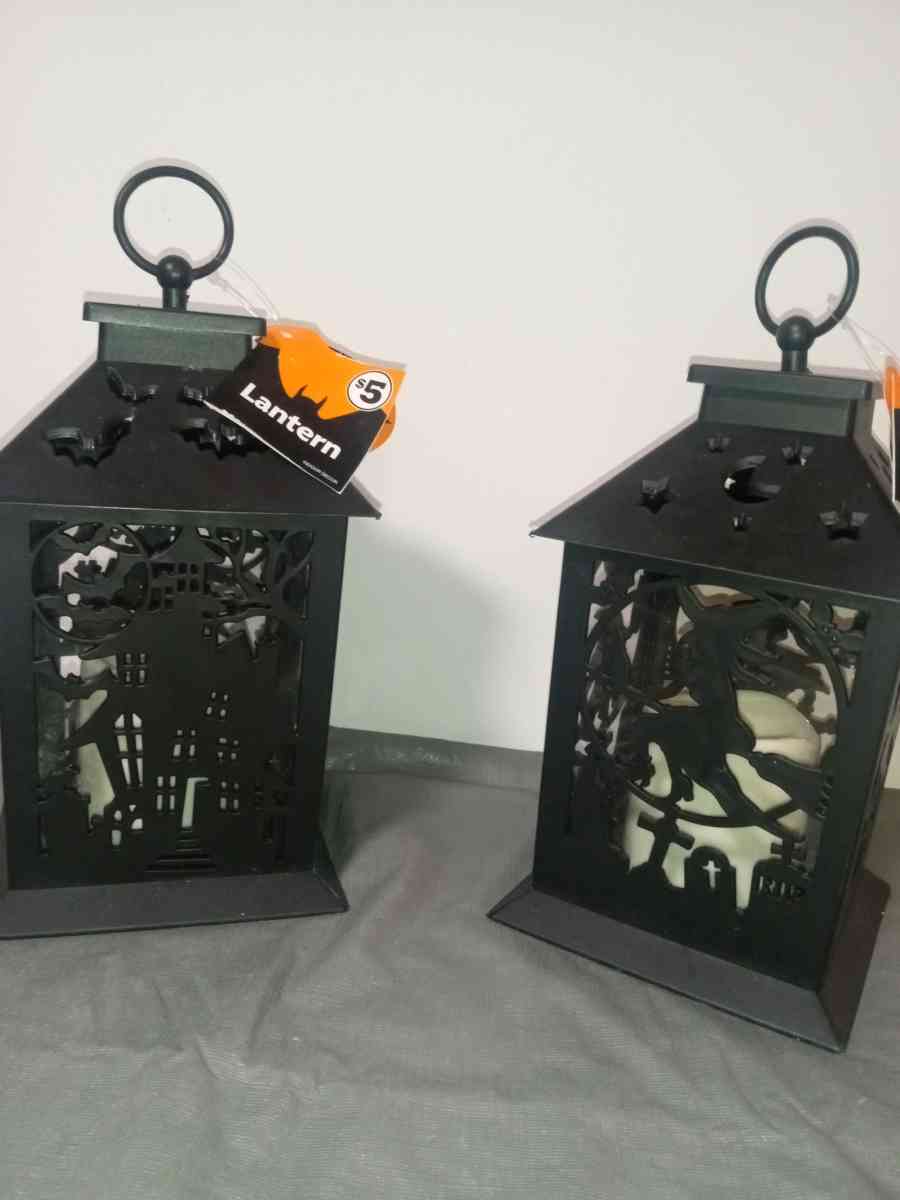 light up lanterns for Halloween