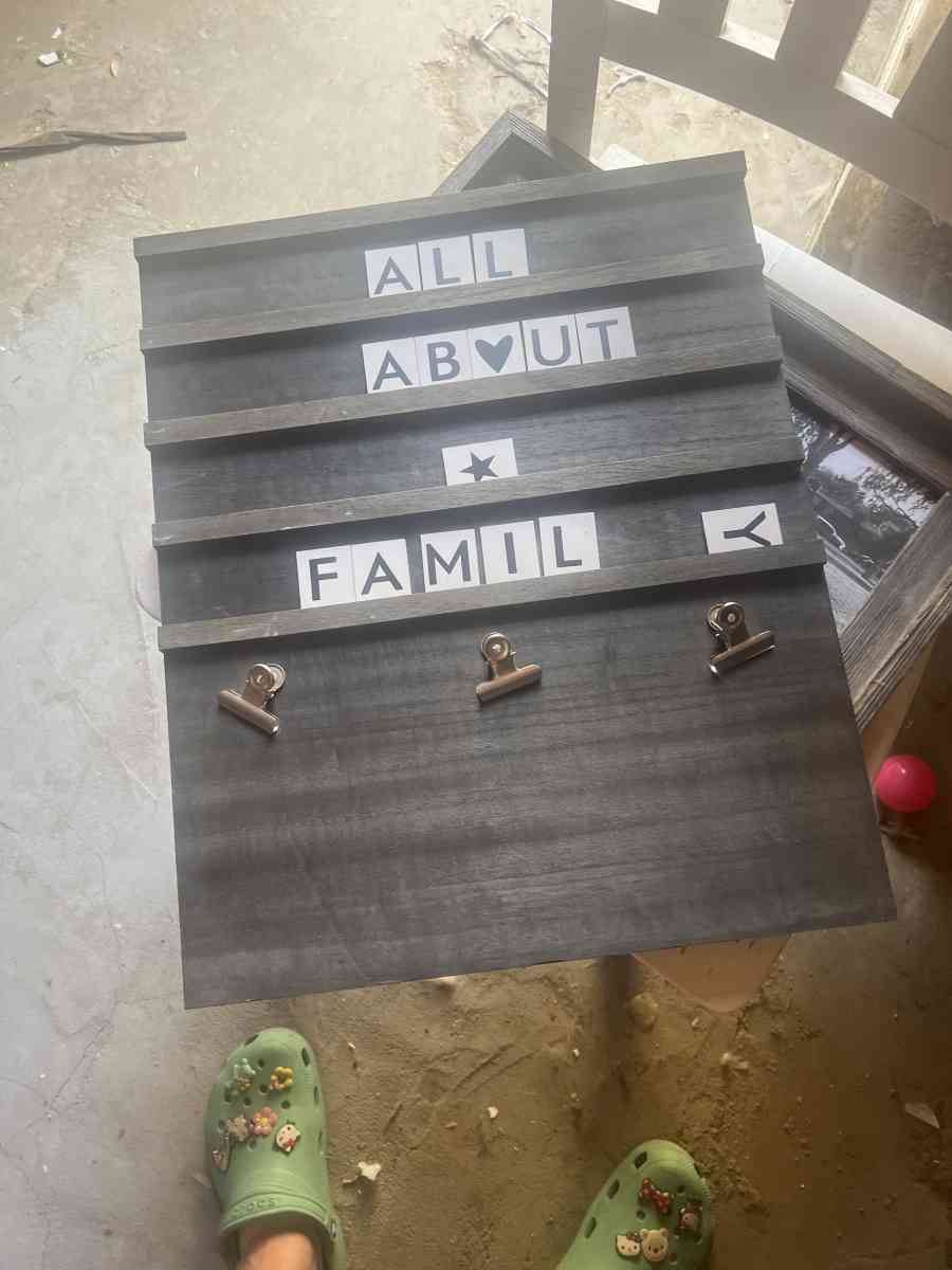 all about family picture frame