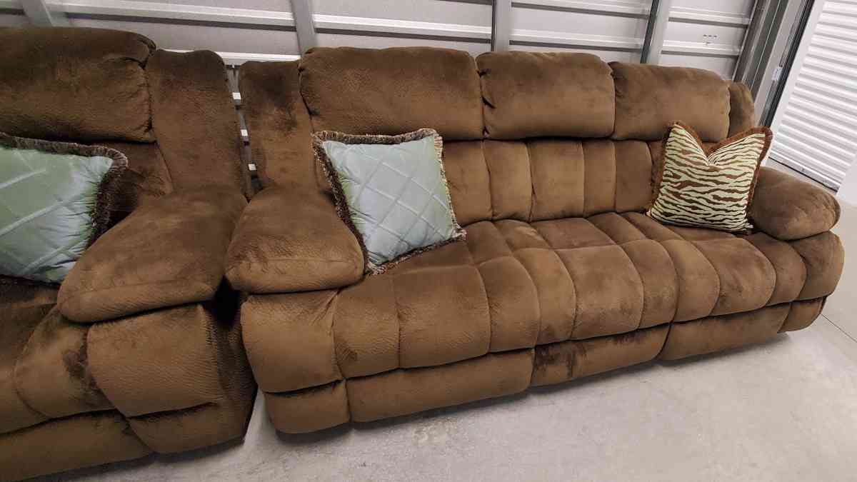 Reclining Sofa and Loveseat