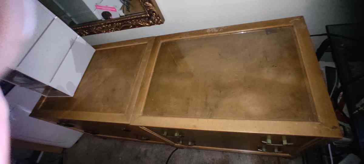 dresser antique 2 piece