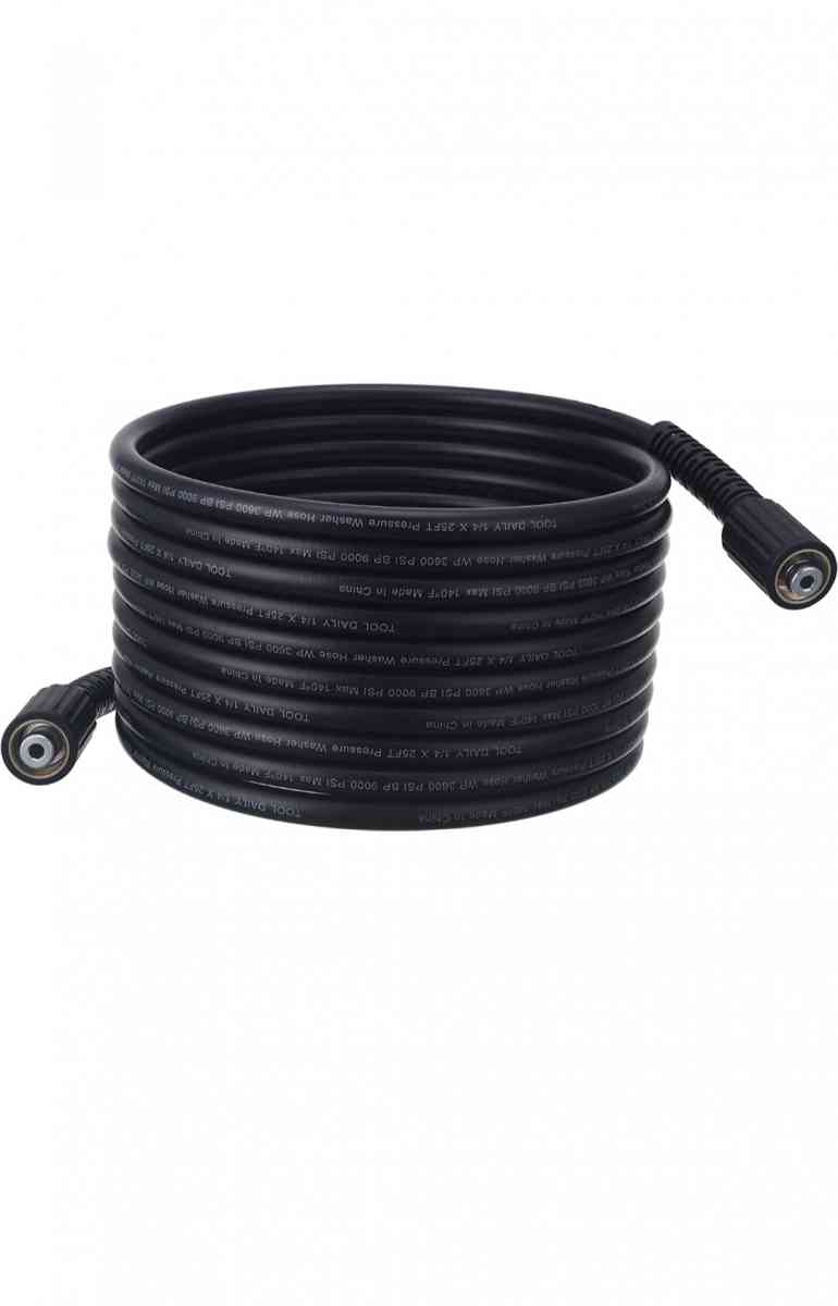 pressure washer and hose