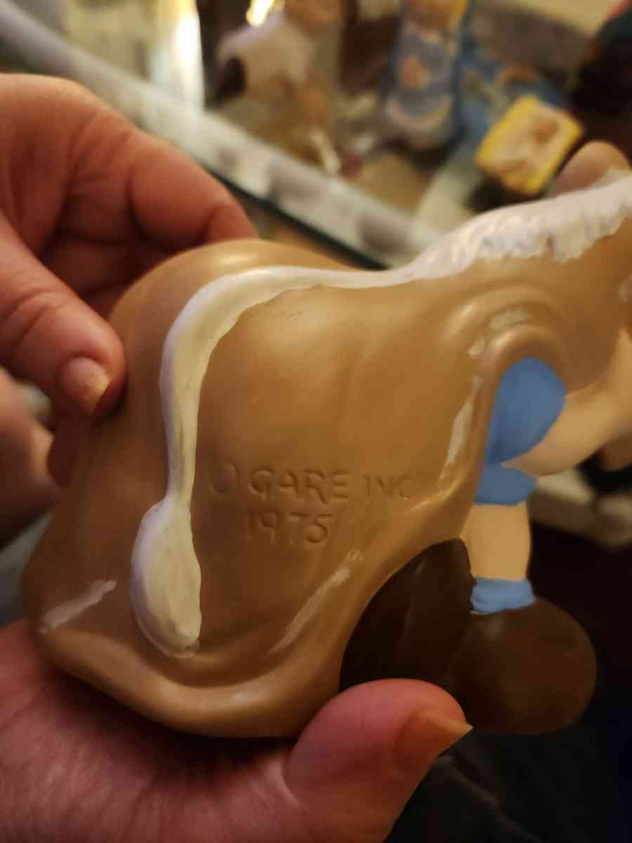 Vintage 1975 Gare Inc Nativity Scene 9 Pc Set Children in Co