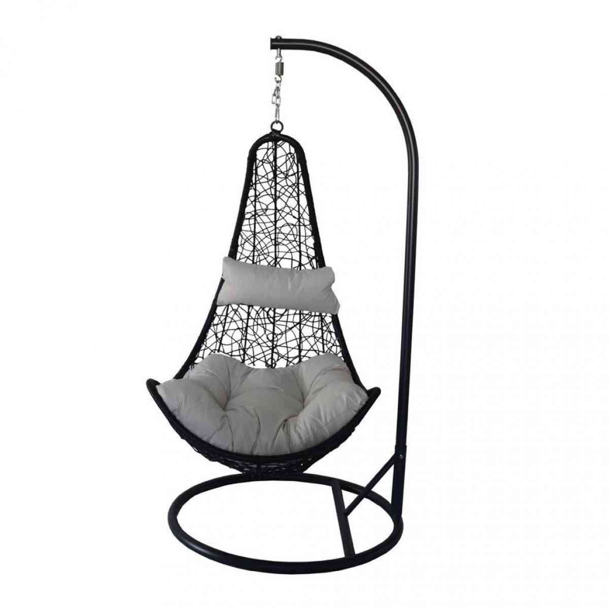 Egg chair for patio sectional with blue cushions  we have de