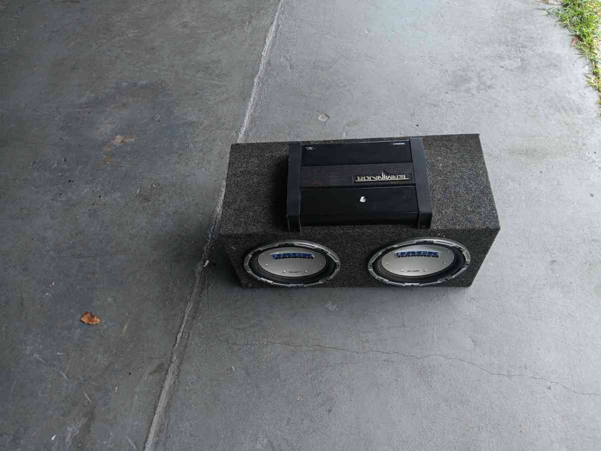 Terminator Amp and speakers