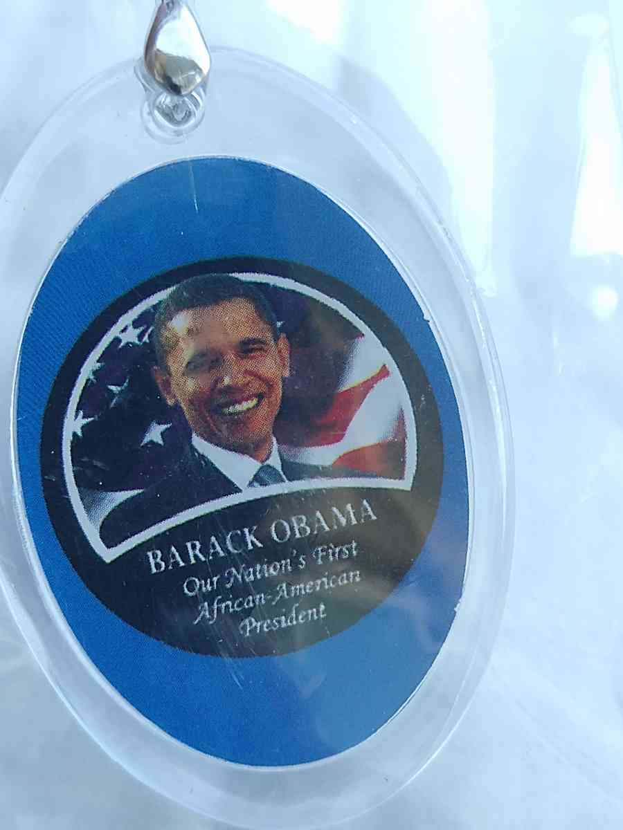 Barack Obama Blue Necklace