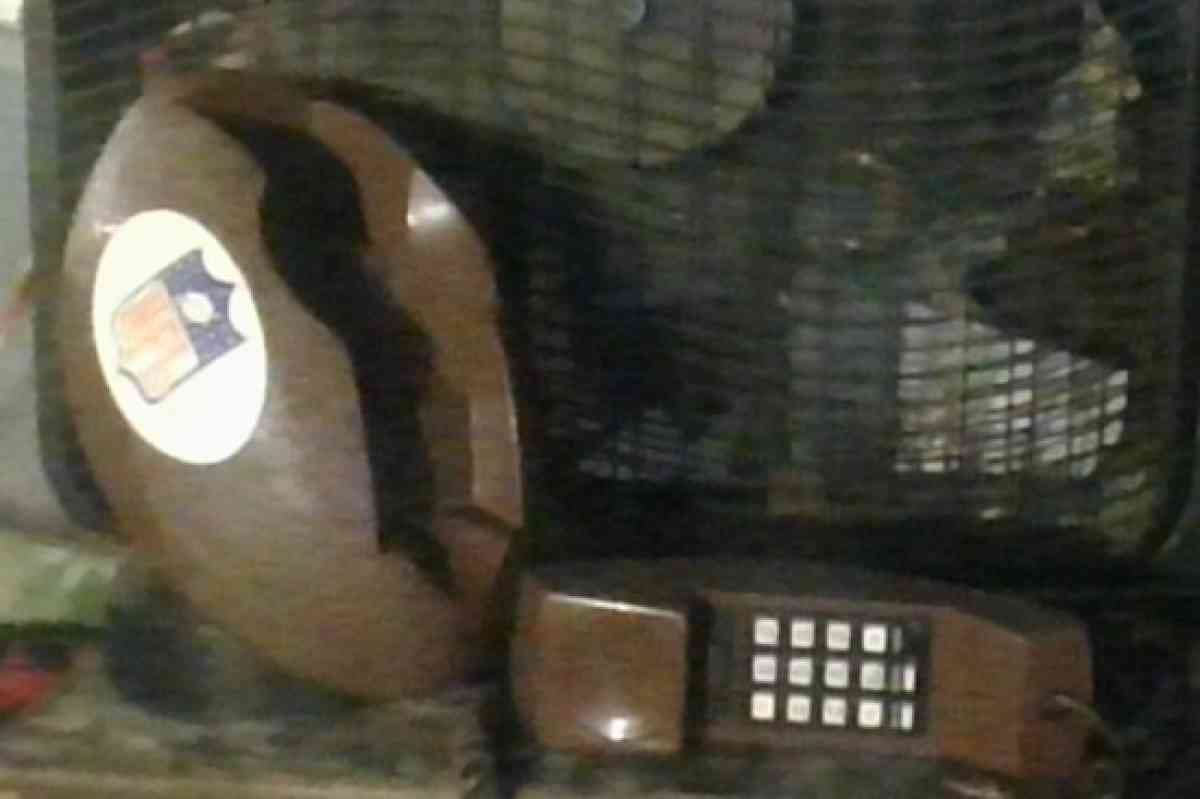 Phone shaped like NFL  Football