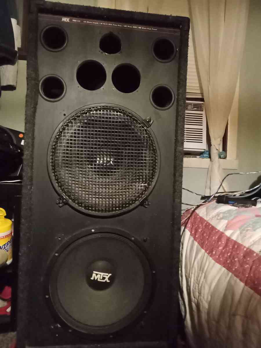 15in MTX SS speakers