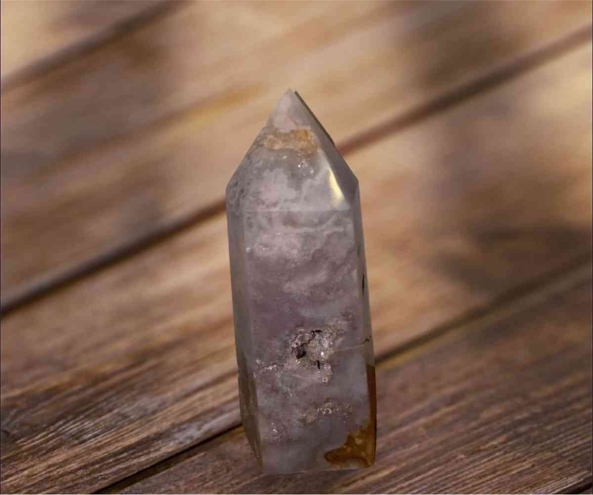 Druzy Pink Amethyst Tower