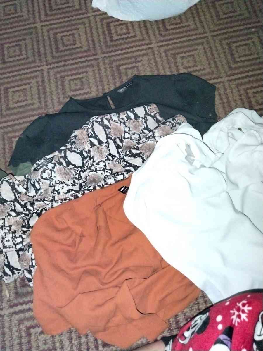 women pants and shein shirts