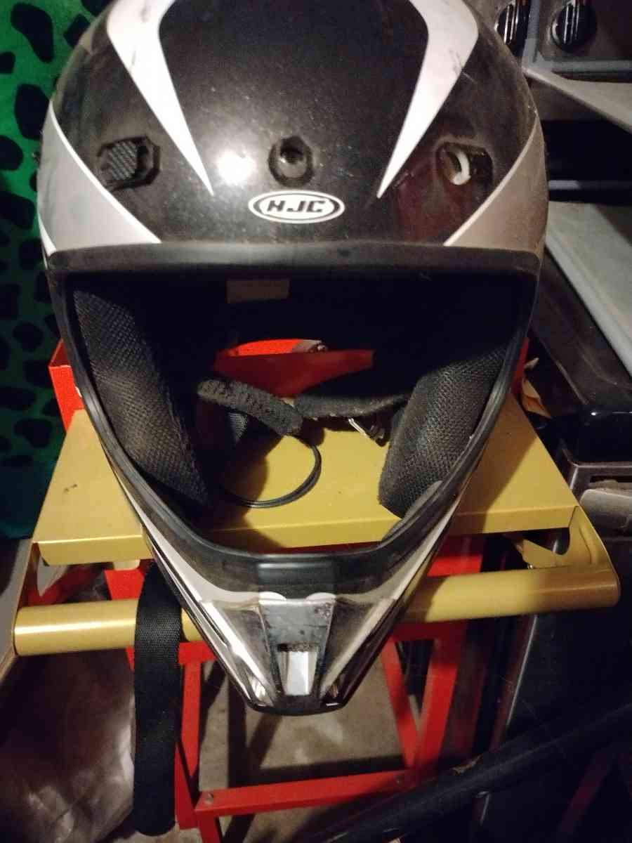 motorcycle or dirt bike helmet