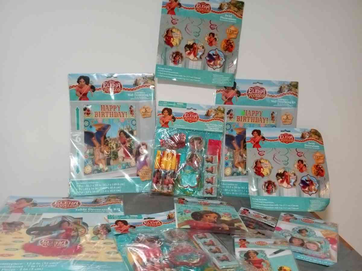 Disney Elena party supplies