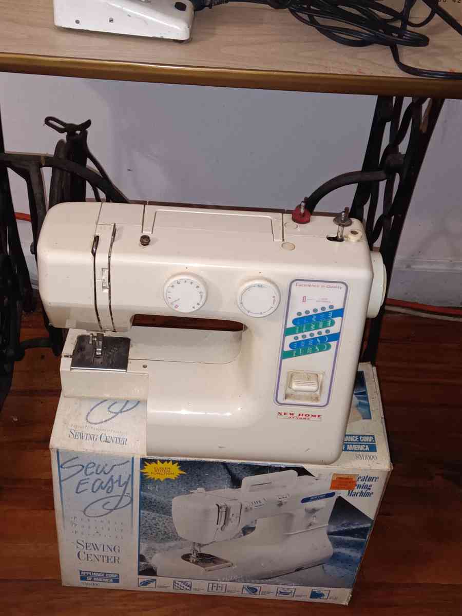 2 sewing machines